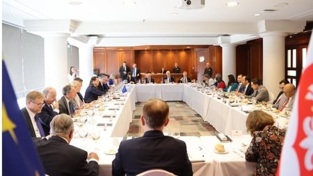 Christodoulides Polish lunch