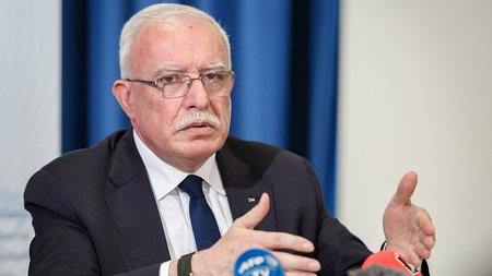 Palestinian Minister of Foreign Affairs, Riyad al-Maliki