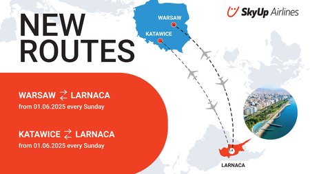 SKYUP AIRLINES NEW ROUTES