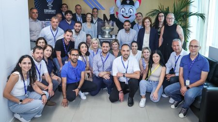 FIBA mascot and trophy Hermes Airports