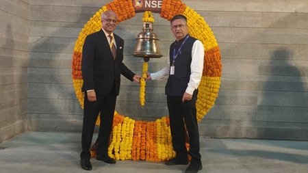 India Honorary Consul Stock Exchange bell new